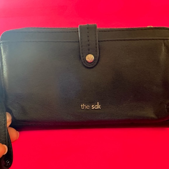 Gently used The Sak Leather Wristlet - Picture 3 of 13